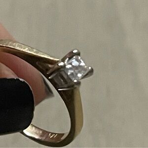 ⭐️ 14K 1/5 diamond 💍 Engagement Ring